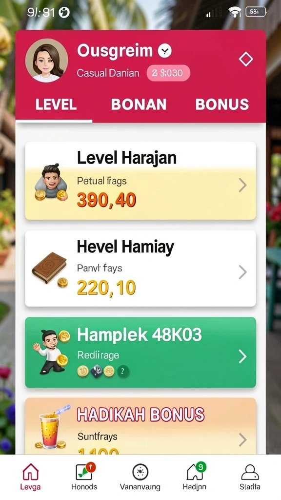 Tampilan antarmuka yang user-friendly.