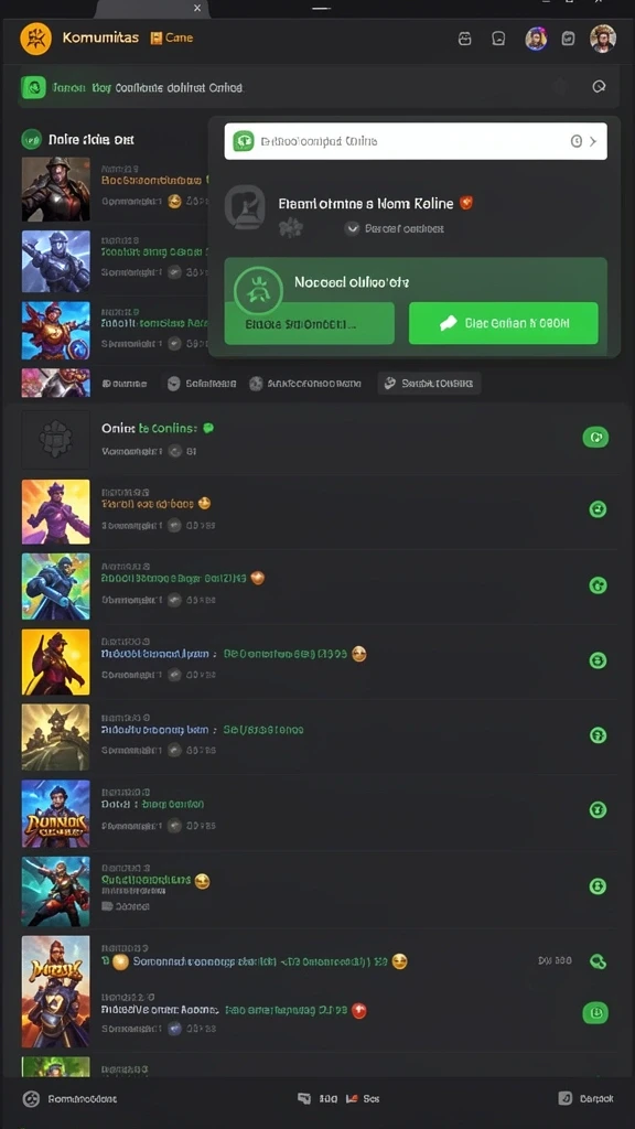 Tampilan antarmuka yang mudah dinavigasi dan user-friendly.