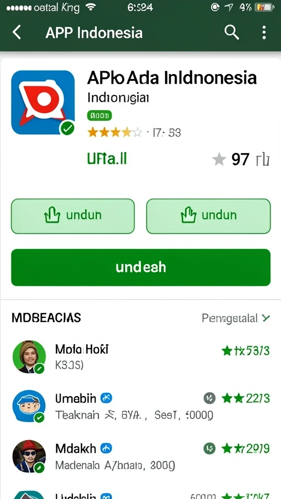 Tampilan awal permainan yang menarik dan intuitif.