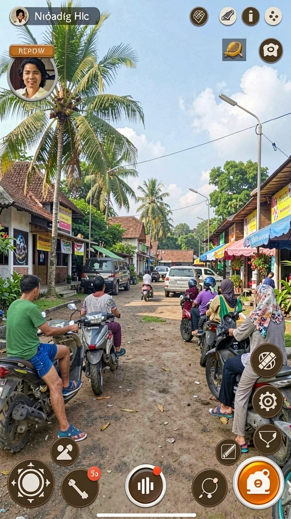 Karakter unik dengan kemampuan menarik.