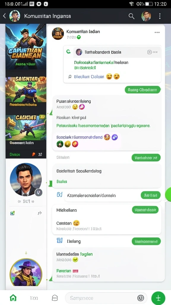 Tampilan antarmuka yang modern dan user-friendly.