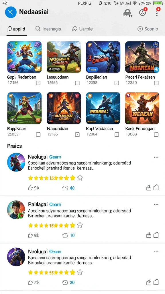 Screenshot menampilkan komunitas aktif dalam BATIK77.