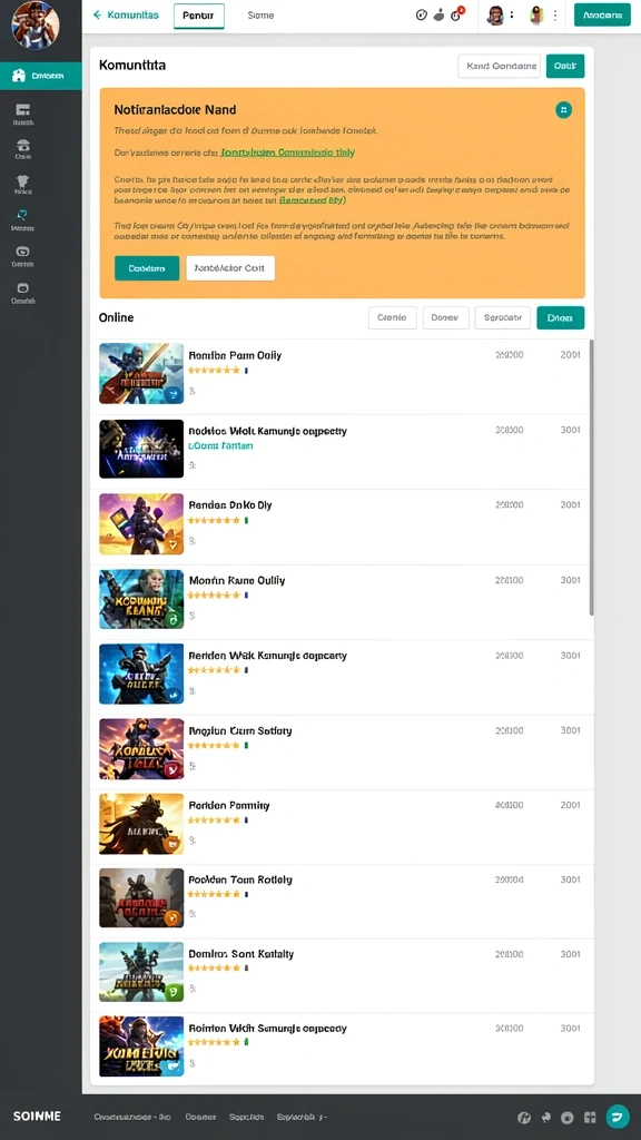 Fitur mode kompetitif yang menantang.