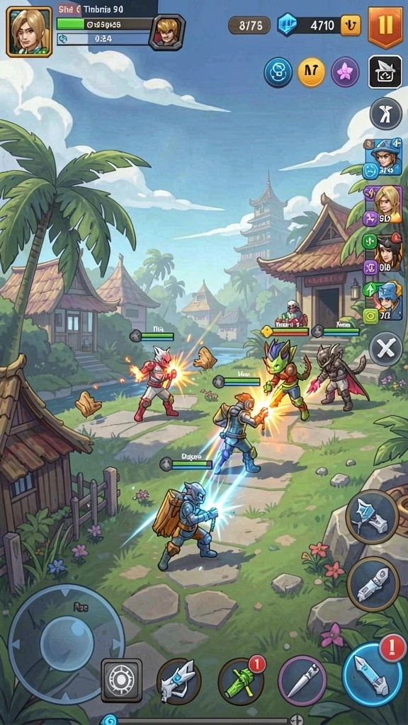 Screenshot menampilkan fitur multiplayer yang seru.