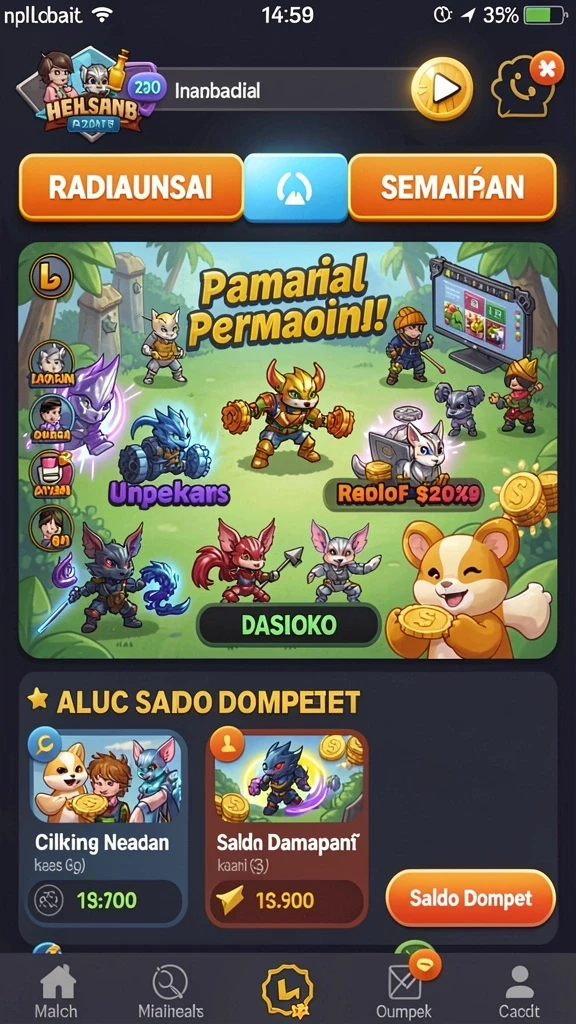Fitur mode pelatihan yang interaktif dan bermanfaat.