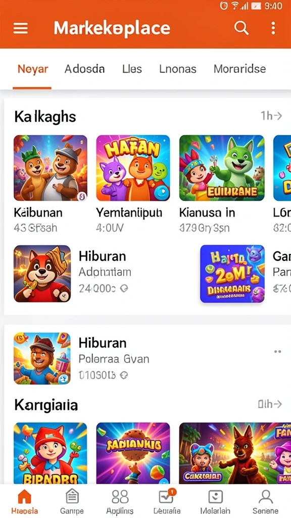 Tangkapan layar dengan tampilan antarmuka utama DEWI5000 yang modern.