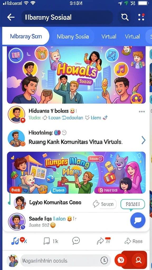 Komunitas pemain yang aktif dan penuh semangat.