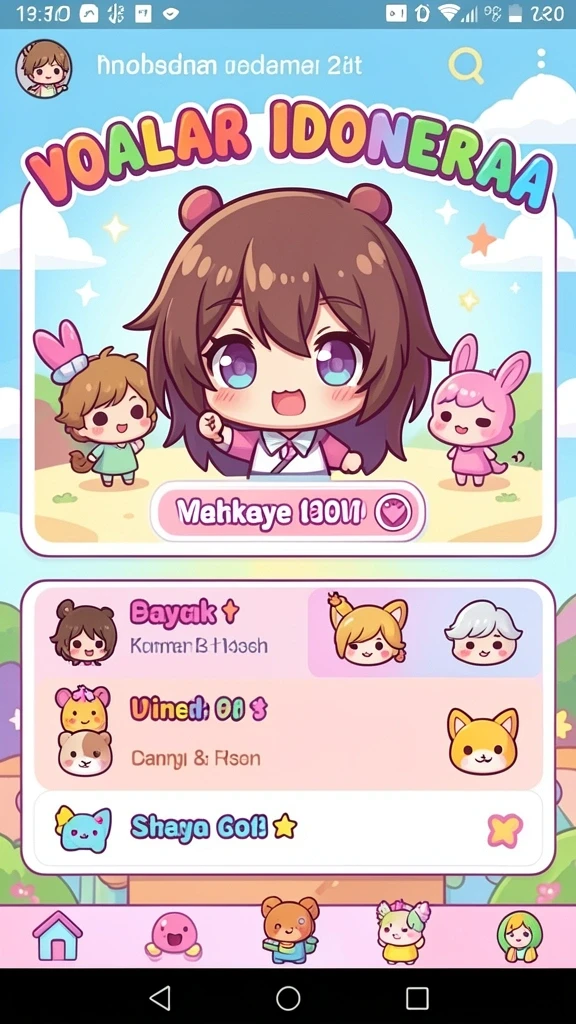 Tampilan awal game yang menarik.