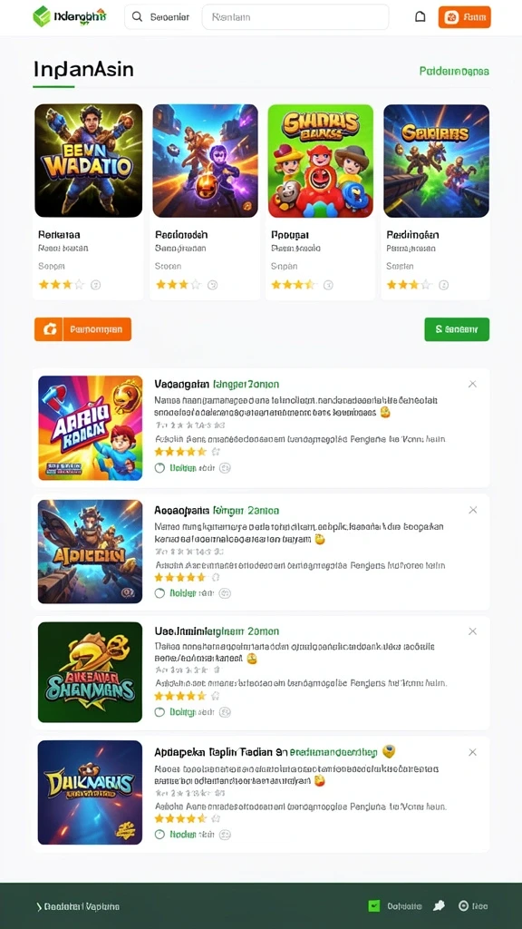 Level yang penuh warna dan desain yang kreatif.