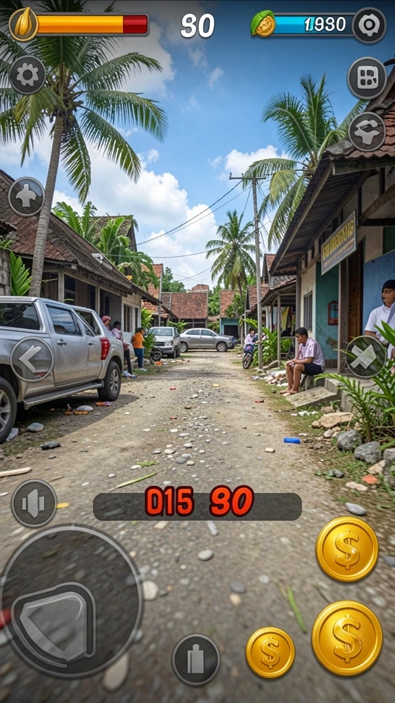 Mode multiplayer menambah keseruan bermain dengan teman.