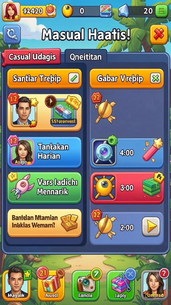 Tampilan antarmuka yang intuitif dan menarik.
