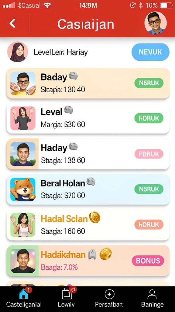 Tampilan utama HOKIBONUS yang menarik.