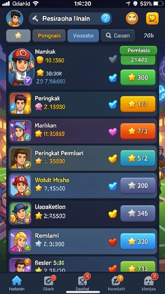 Tangkapan layar menunjukkan karakter utama dalam aksi.