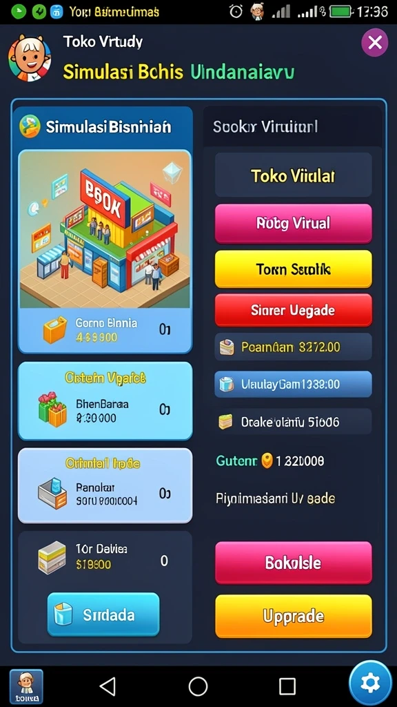 Tampilan antarmuka yang user-friendly.