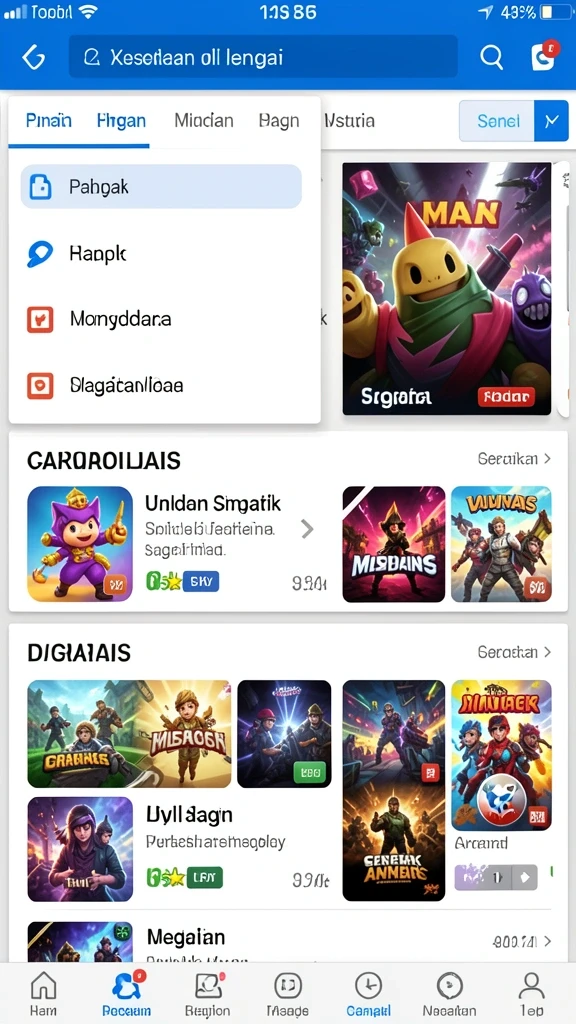 Tampilan awal JKTGAME yang menarik dan memikat.