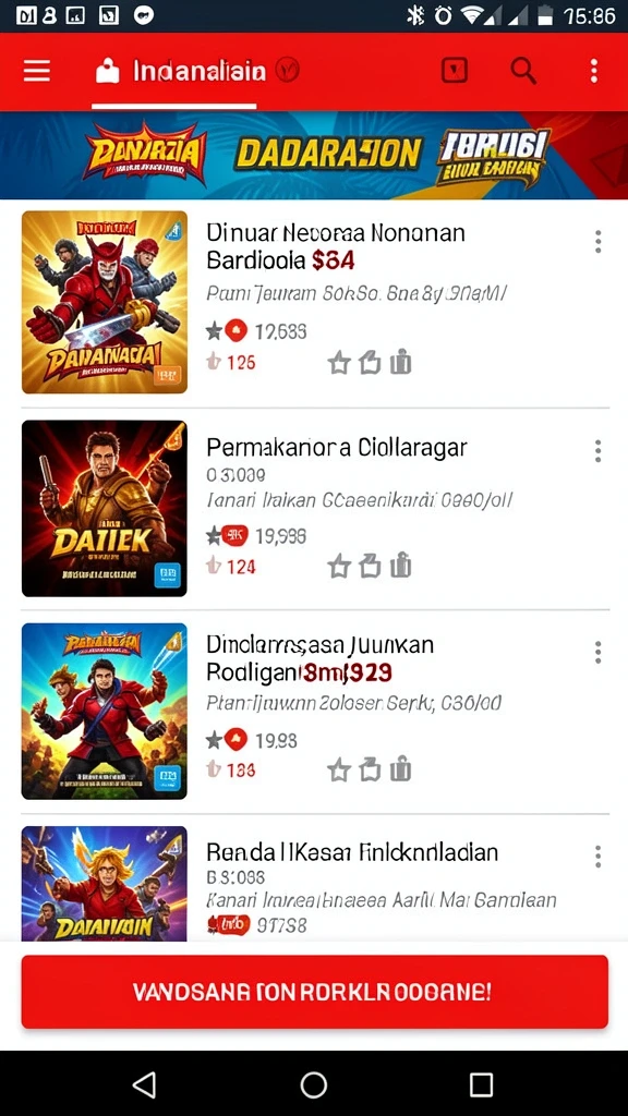 Tampilan antarmuka yang menarik dan mudah digunakan.