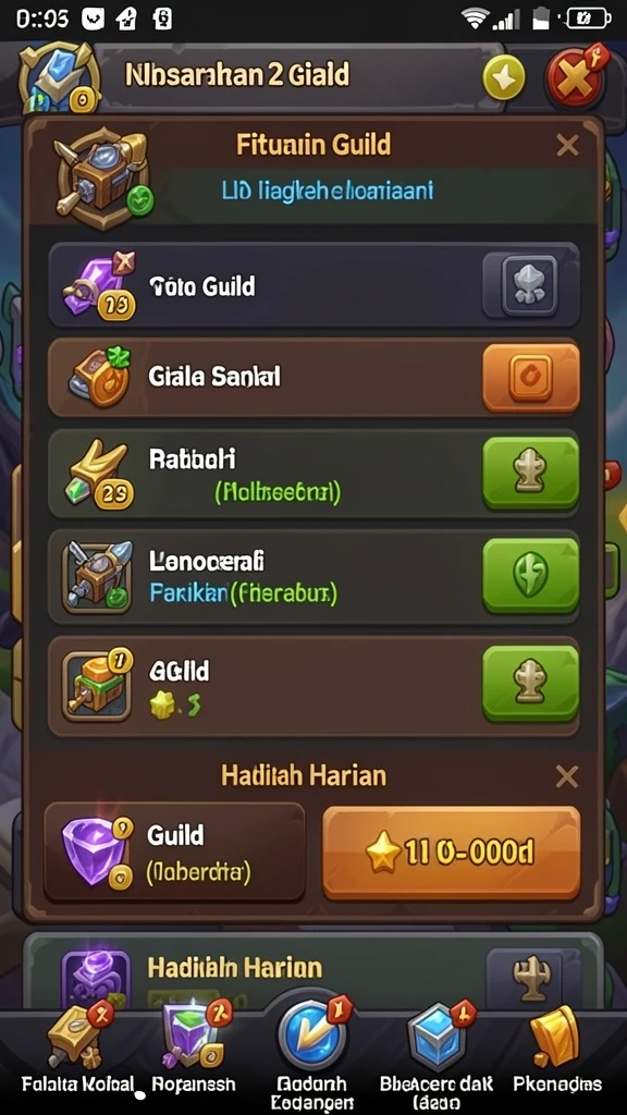 Berbagai pilihan permainan slot menarik.