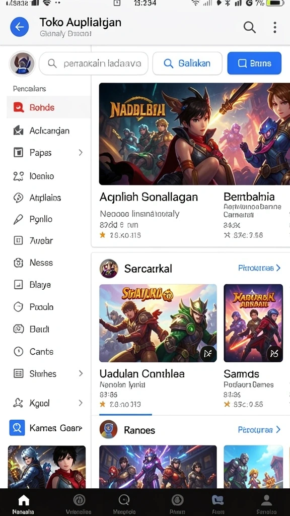 Berbagai mode permainan yang seru untuk dipilih.