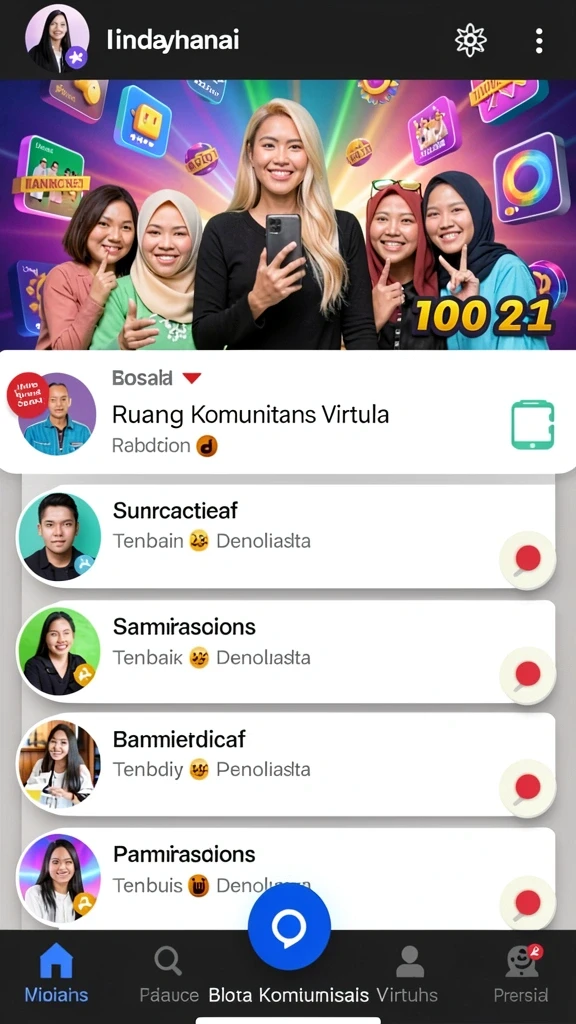 Tampilan antarmuka yang modern dan menarik.