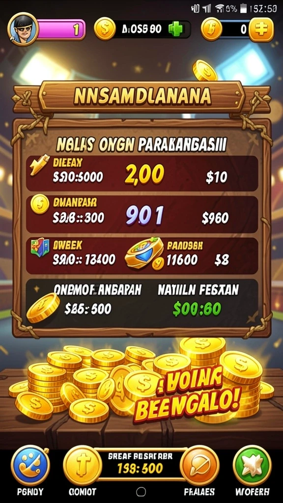 Tampilan pertama MEGAWIN888 yang menarik dengan warna cerah.
