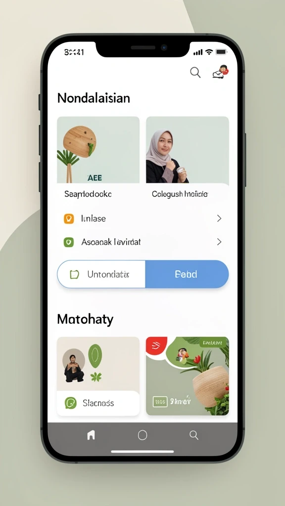 Tampilan antarmuka yang menarik dan mudah dinavigasi.