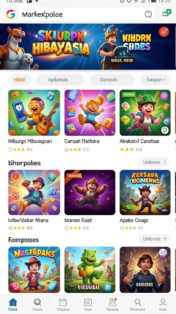 Berbagai pilihan permainan seru untuk dinikmati.