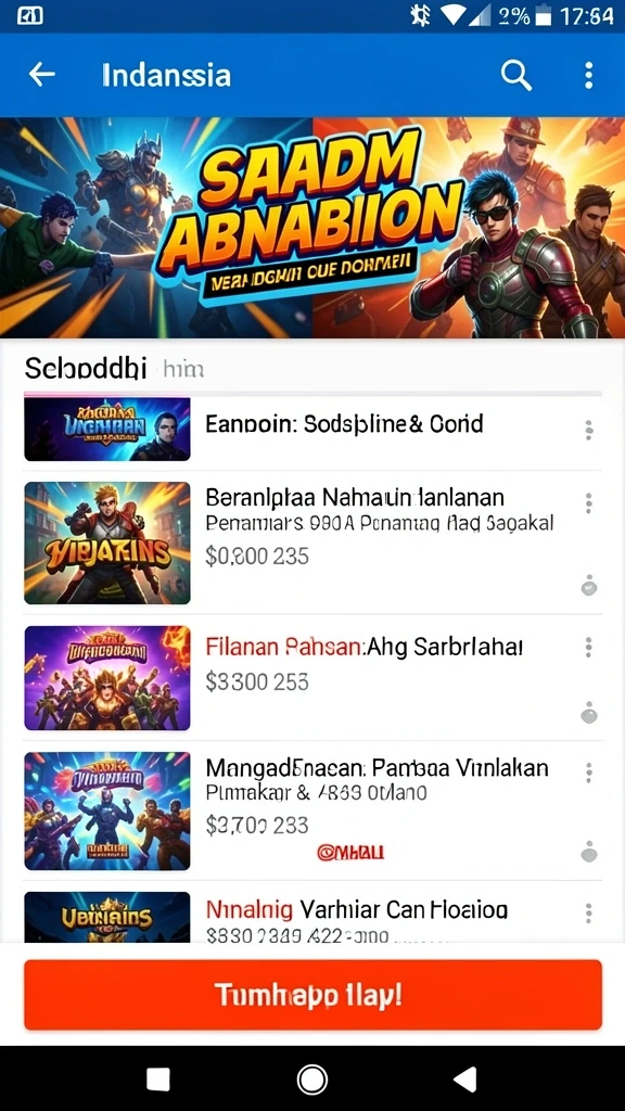 Lihat leaderboard yang menunjukkan pemain terbaik.