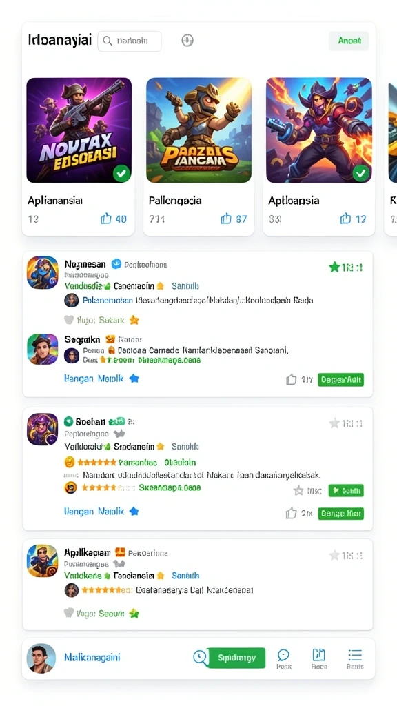 Tampilan antarmuka yang menarik dan user-friendly.