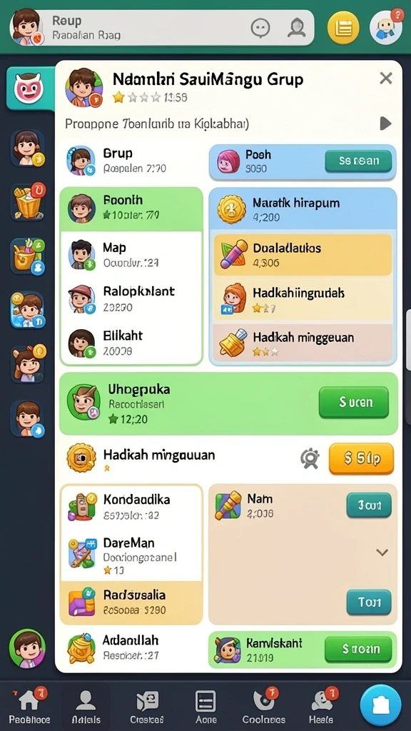 Tampilan antarmuka yang menarik dan user-friendly.