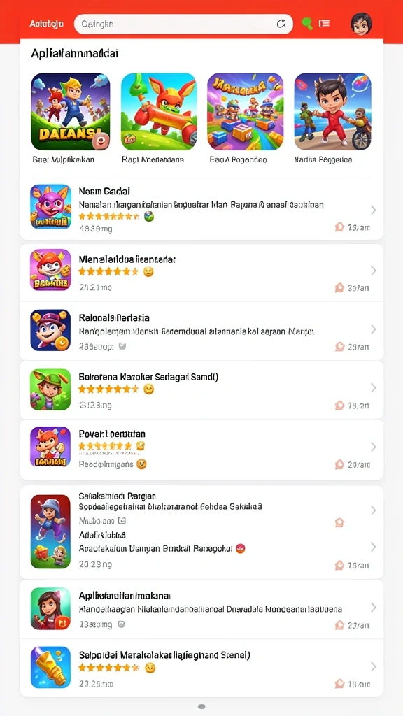 Beragam karakter unik untuk dipilih.