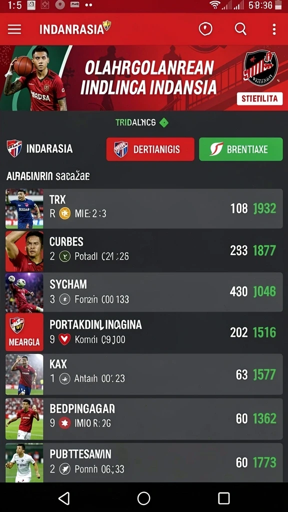 Screenshot tampilan antarmuka utama S9S9 yang menarik.