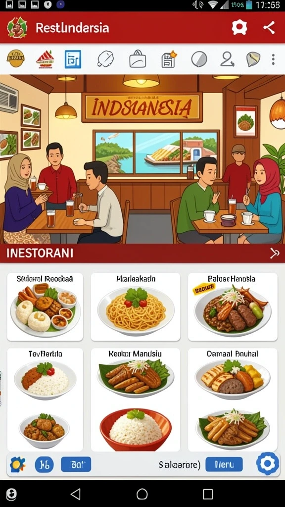 Menampilkan fitur live chat untuk interaksi antar pemain.