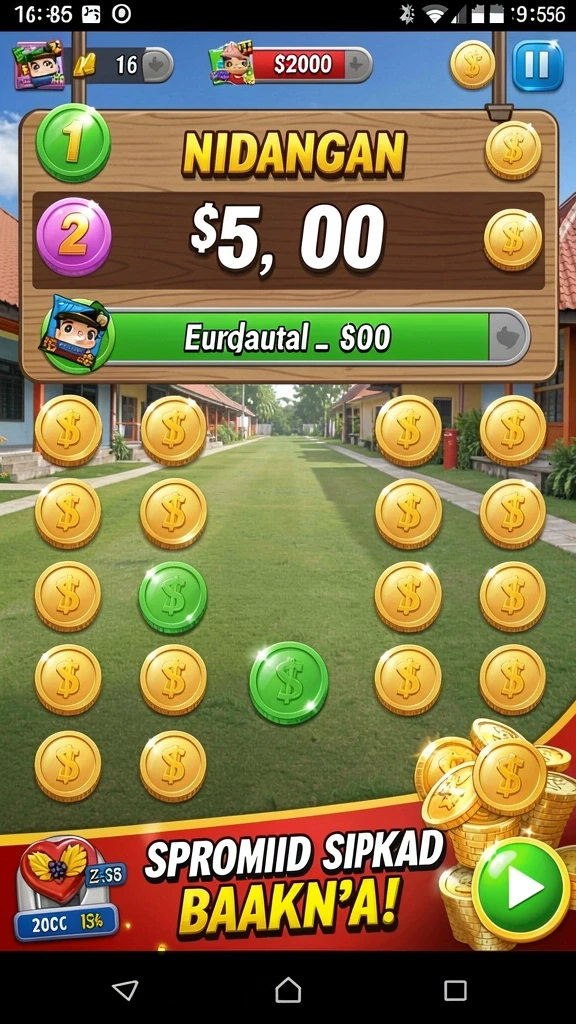 Fitur bonus yang menambah keseruan permainan.